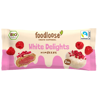 White Delights lampone (40g)
